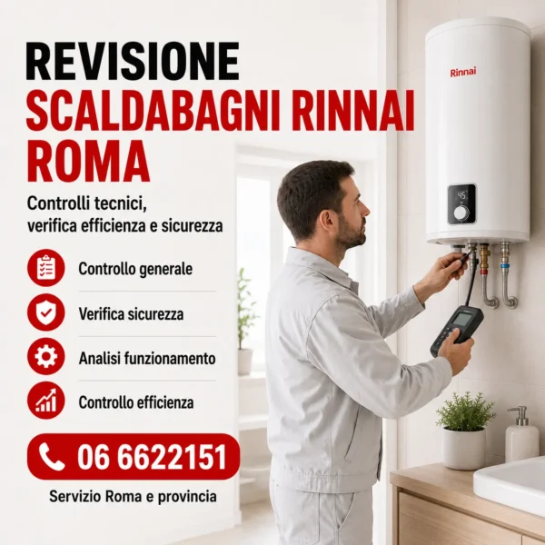 Revisione Scaldabagni Rinnai Roma