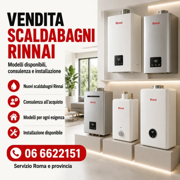 Vendita Scaldabagni Rinnai Roma